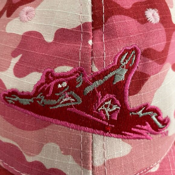 Bretmor Cap Hat Women's Adjustable Pink Camo Richmond Flying Squirrels - Picture 2 of 10
